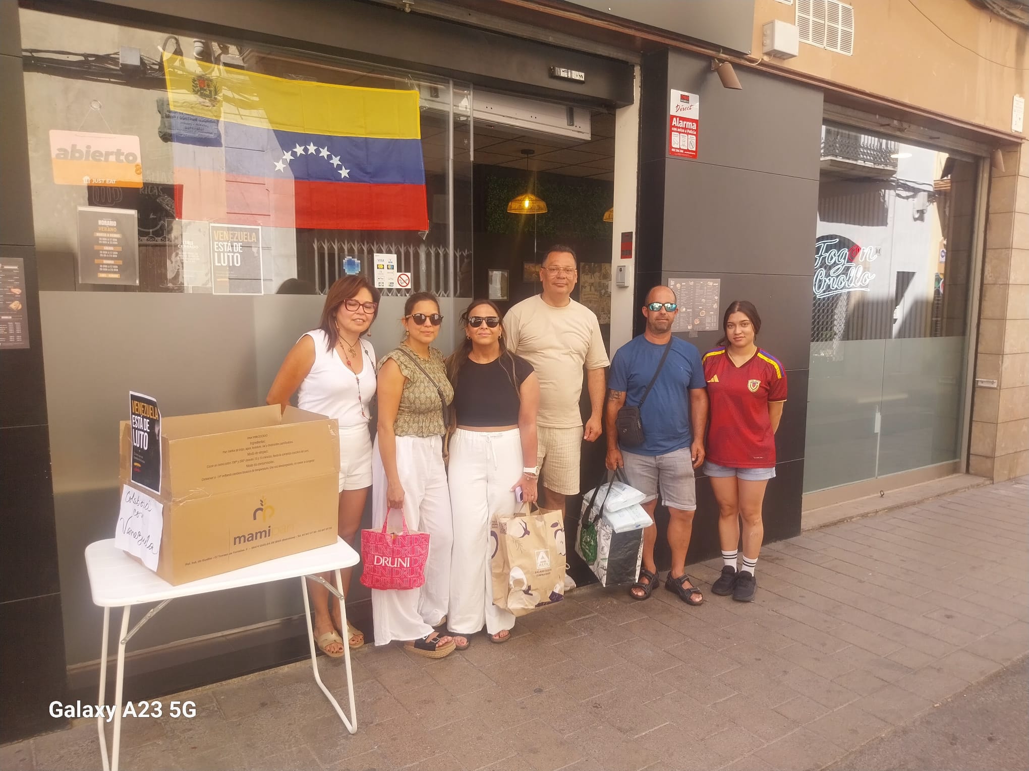 Costa Dorada con Venezuela — campaña solidaria desde Fogón Criollo